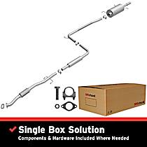 106-0468 Cat-Back Exhaust System, 2.0L, 4Cyl, Made of Aluminized Steel, Direct-Fit Exhaust Series