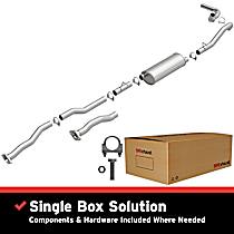 106-0495 Cat-Back Exhaust System, Made of Aluminized Steel, Direct-Fit Exhaust Series