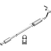 106-0511 Direct-Fit Exhaust Series - 2011-2017 Ford F-150 Cat-Back Exhaust System - Made of Aluminized Steel