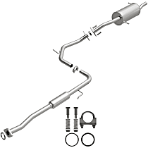 106-0570 Direct-Fit Exhaust Series - 1995-1998 Mazda Protege Cat-Back Exhaust System - Made of Aluminized Steel