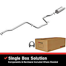106-0607 Cat-Back Exhaust System, Made of Aluminized Steel, Direct-Fit Exhaust Series