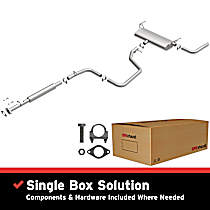 106-0633 Cat-Back Exhaust System, 6, 3.5, Made of Aluminized Steel, Direct-Fit Exhaust Series
