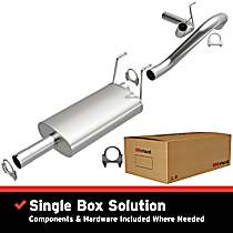 Cat-Back, Exhaust System, 3.6L 6Cyl, Made of Aluminized Steel - 