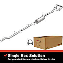 106-0687 Cat-Back Exhaust System, Made of Aluminized Steel, Direct-Fit Exhaust Series