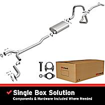 106-0690 Cat-Back Exhaust System, Made of Aluminized Steel, Direct-Fit Exhaust Series