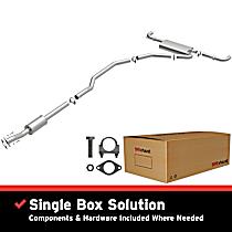 Exhaust System, 2.0L 4Cyl, Made of Aluminized Steel - 