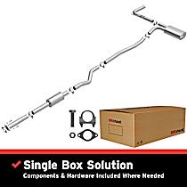 Exhaust System, 2.5L 4Cyl, Made of Aluminized Steel - 
