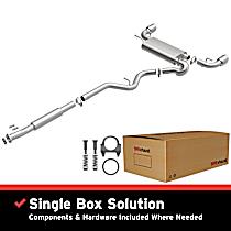 106-0884 Cat-Back Exhaust System, Made of Stainless Steel, Direct-Fit Exhaust Series