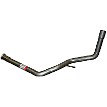 800-163 Tail Pipe - Natural, Aluminized Steel, Direct Fit, Sold individually