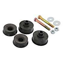 04-204 Radiator Mount - Black, Direct Fit, Kit