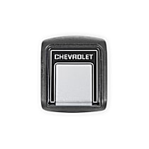05-131 Horn Button - Silver, Vinyl, Direct Fit