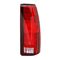 07-119 Tail Light, Without bulb(s), Red Lens