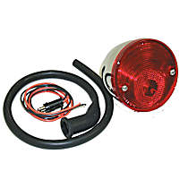 TLC0066 Driver or Passenger Side Tail Light, Red Lens