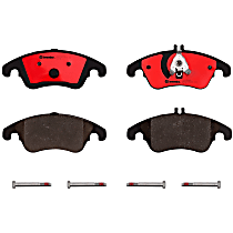 P50069N Front 2-Wheel Set Ceramic Brake Pads, NAO Series