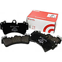 Front Ceramic Brake Pad Set, NAO Series