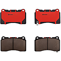 P54039N 2-Wheel Set Ceramic Brake Pads, NAO Series