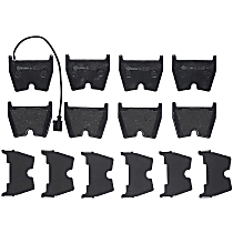 P85152 Front 2-Wheel Set Ceramic Brake Pads, Low-Met Series