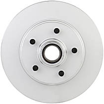 Front, Driver or Passenger Side Brake Disc, Plain Surface, 5 Lugs, RWD, 4-Wheel ABS, CS, 4.3L 6Cyl, QuietCast Series