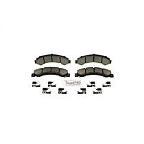 Front Ceramic Brake Pad Set, GAS, Class 3, Premium Series