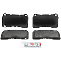 BE1001 2-Wheel Set Semi-Metallic Brake Pads, Blue Series