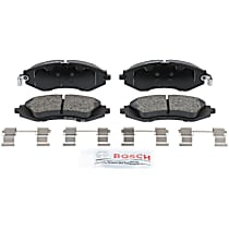 Front Semi-Metallic Brake Pad Set, Blue Series