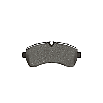 Front Semi-Metallic Brake Pad Set, Blue Series