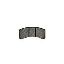 Front Ceramic Brake Pad Set, Blue Series