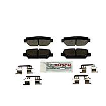 Rear Ceramic Brake Pad Set, Without Electric Parking Brake, Blue Series