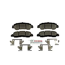 Front Ceramic Brake Pad Set, Blue Series