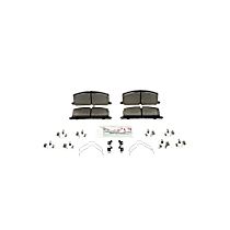 Front Ceramic Brake Pad Set, Blue Series