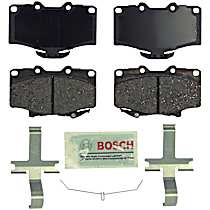 Front Ceramic Brake Pad Set, Blue Series