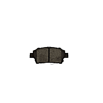 Front Ceramic Brake Pad Set, GAS, Blue Series