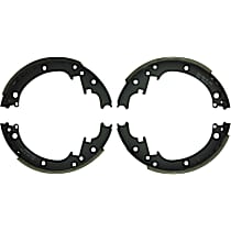 BS419 Parking Brake Shoe - Direct Fit, 2-Wheel Set