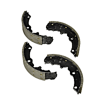 BS553R Rear Brake Shoe Set, Blue Series