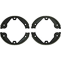 BS870 Parking Brake Shoe - Direct Fit, 2-Wheel Set