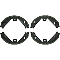 BS969 Parking Brake Shoe - Direct Fit, 2-Wheel Set