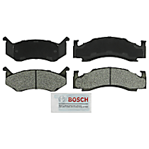 Front Semi-Metallic Brake Pad Set, Severe Duty Series