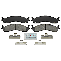 Front Semi-Metallic Brake Pad Set, Severe Duty Series