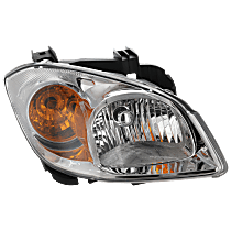 Passenger Side Headlight, With bulb(s), Halogen, Clear Lens, With Bracket