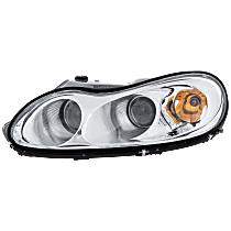 Driver Side Halogen Headlight, With bulb(s), Sedan, OE Replacement