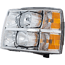 Driver Side Headlight, with Bulb, Halogen, Clear Lens