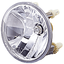 Front, Driver or Passenger Side Halogen Fog Light, With bulb(s), CAPA Certified