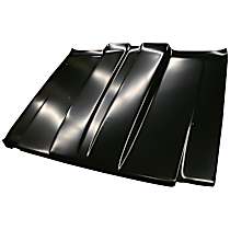 Cowl Hood, Steel, Primed, Reverse Cowl, Rear-Facing Air Scoop