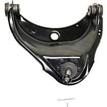 Front, Driver Side, Upper Control Arm, Assembly, Stamped Arm; With Ball Joint and Bushing, Rear Wheel Drive