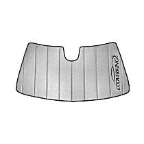 Sun Shade - Gray, Vinyl/Suede, Custom Fit, Sold individually