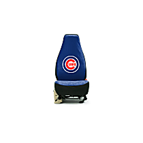 H2DRYD Seat Cover, Royal Blue, Made of Suede, MLB Team Design, Chicago Cubs Logo, Universal Seat Type Holda Series
