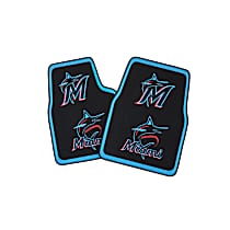 H9YXGW Flat Floor Mat, Black, Blue, Red and Gray Made of 50 Percent Polyester 30 Percent Nylon 20 Percent Vinyl