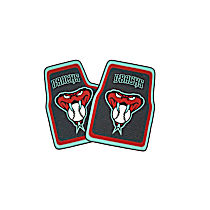 Flat Floor Mat, Red, Tan, Teal, Black and White Made of 50 Percent Polyester 30 Percent Nylon 20 Percent Vinyl