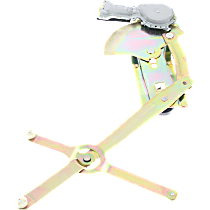 Front, Driver Side Power Window Regulator, With Motor