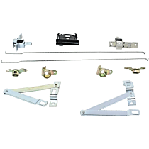 Tailgate Lock, Includes Link, Rod, Hinge, and Pivot, with Handle